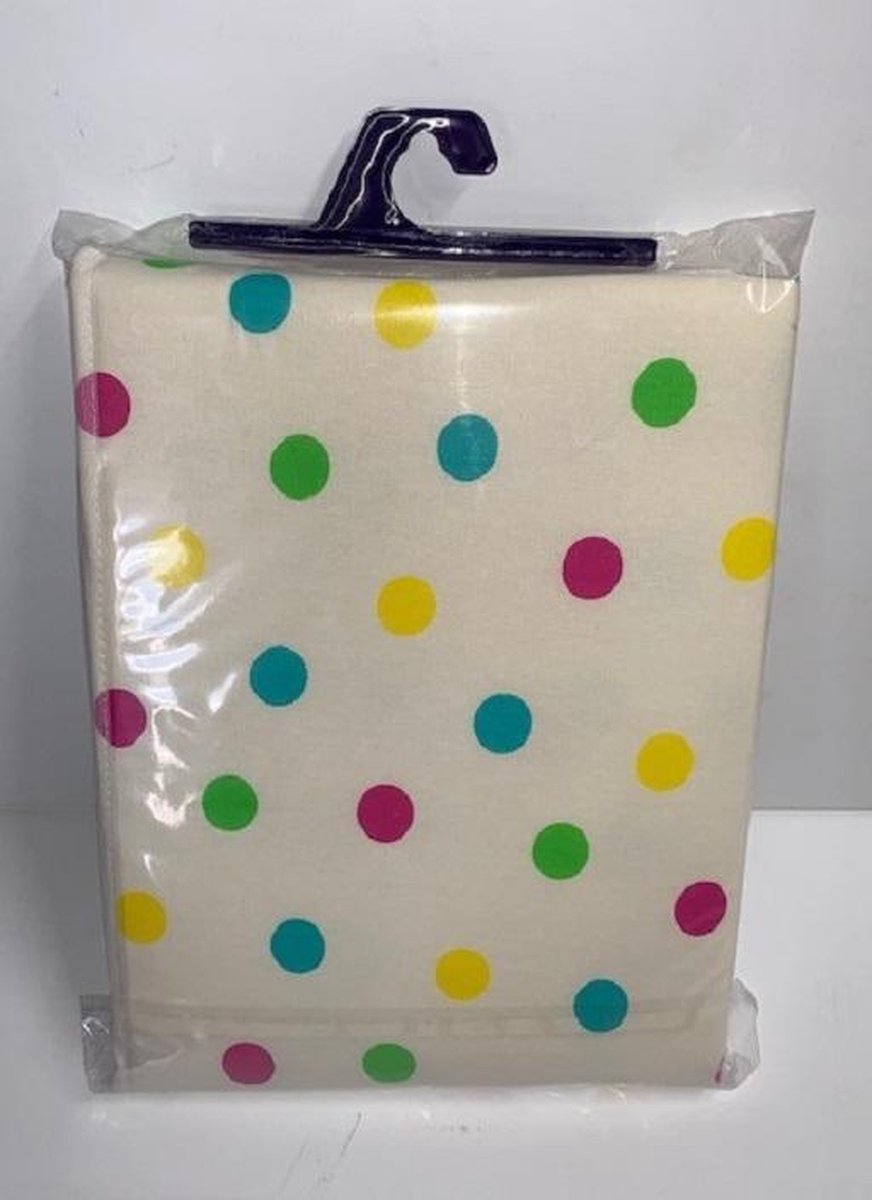 Casibel Strijkplankovertrek -120x40cm - Wit/Roze/Paars