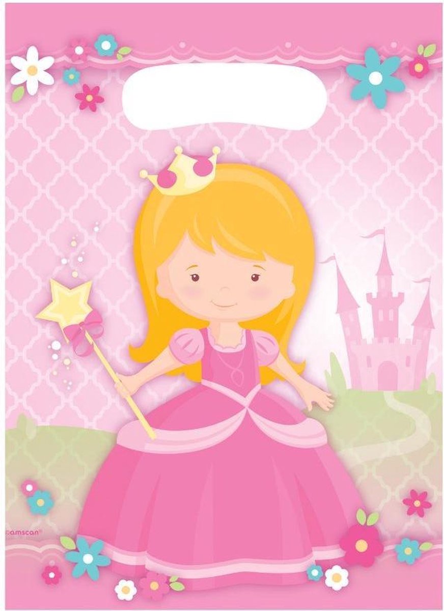 Amscan Feesttasjes My Princess 23
