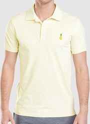 Eubi Poloshirt PINEAPPLE- Gele Polo - Premium Kwaliteit - Heren Maat M