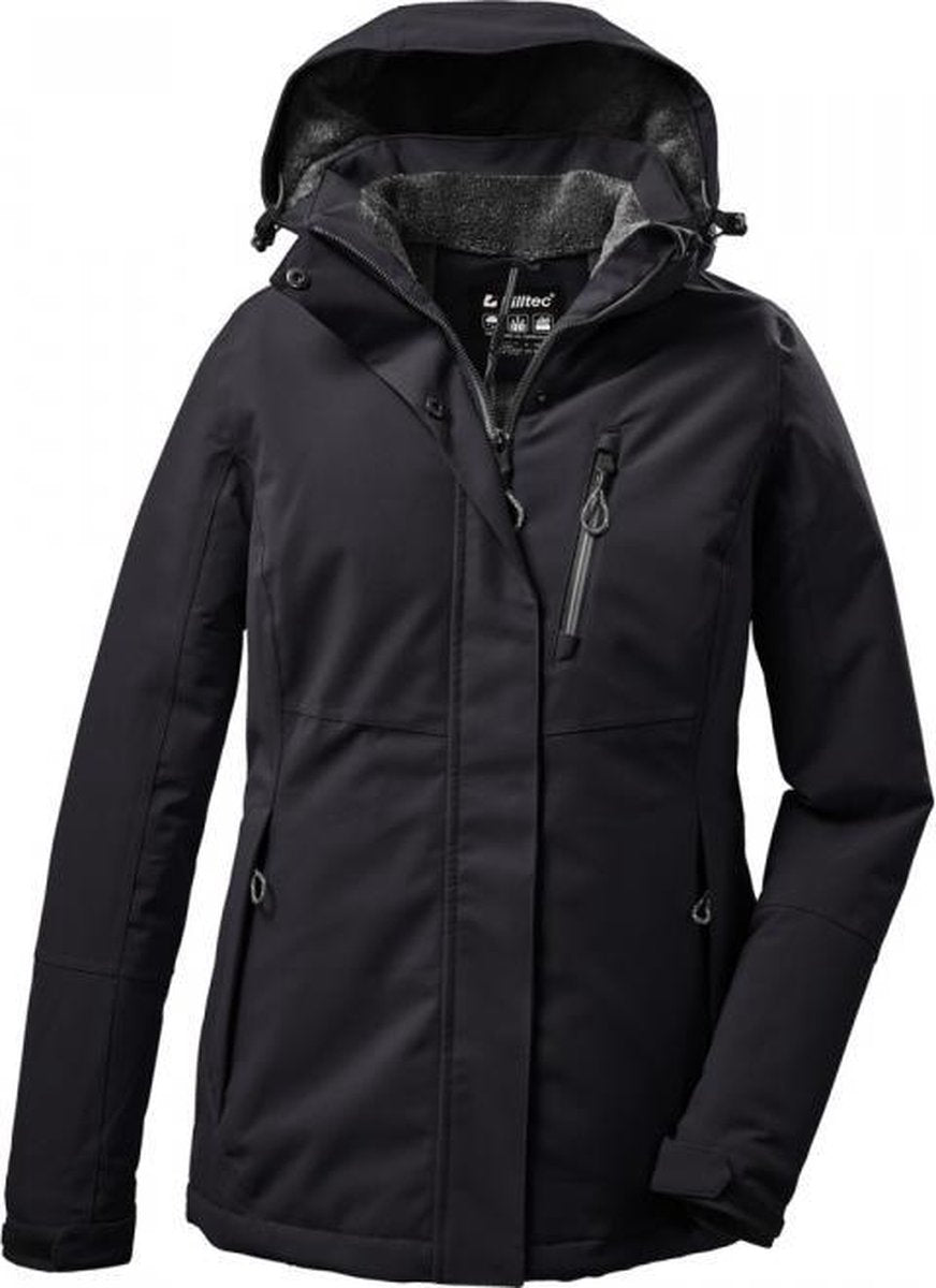 Killtec dames winterjas zwart functioneel - maat 38