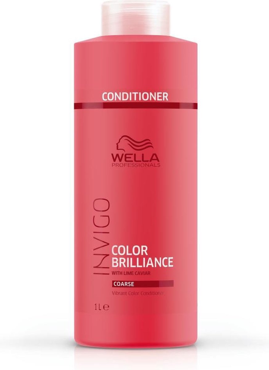 Wella Invigo Color Brilliance Coarse Vrouwen Professionele haarconditioner 1000 ml