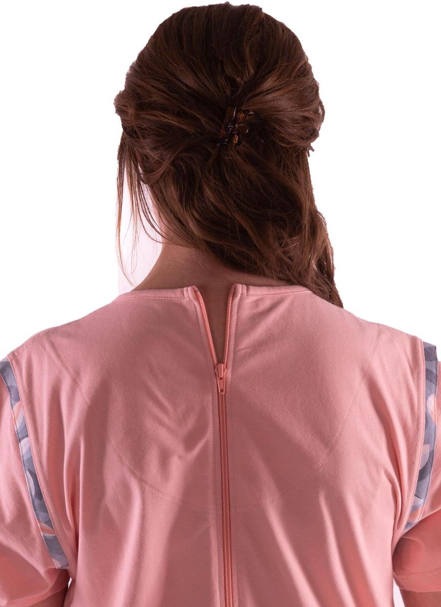 Dames dessin hansop | Ritssluiting | Pyjama | Topkwaliteit | Rose | XS