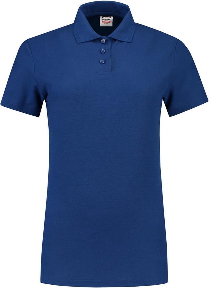 Tricorp  Poloshirt Dames 201010 Koningsblauw - Maat 3XL