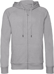 Russell Heren-HD Sweatshirt met kap met rits (Zilveren mergel)