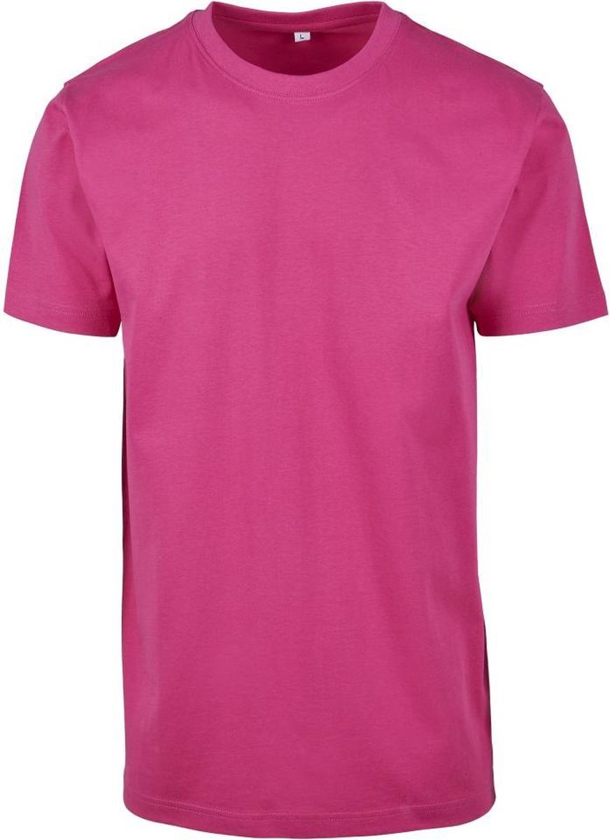 Urban Classics Dames Tshirt -M- Geometric Retro Roze