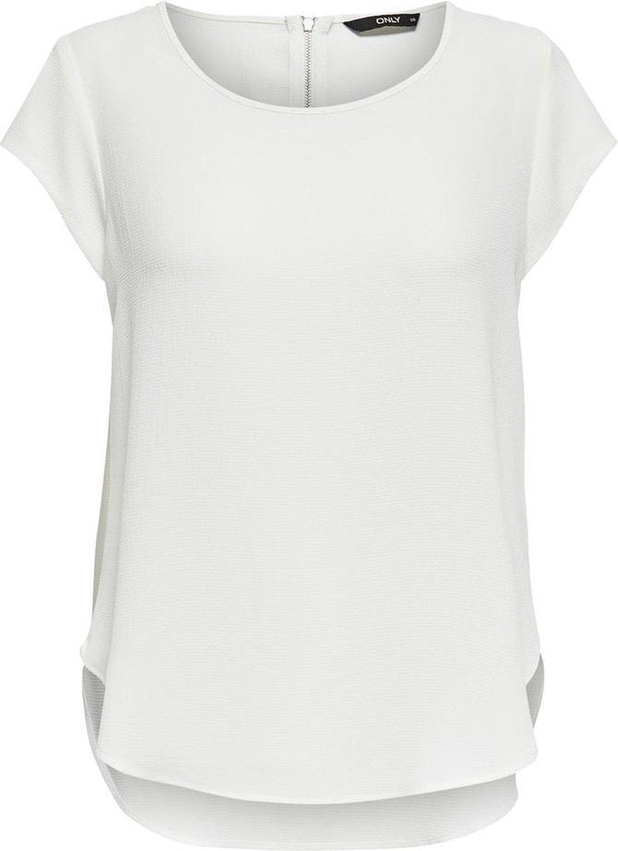 Only Vic Solid Dames T-Shirt - Maat 44