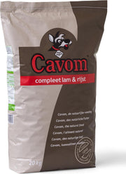 Cavom Compleet Lam & Rijst - Hondenvoer - 20 kg