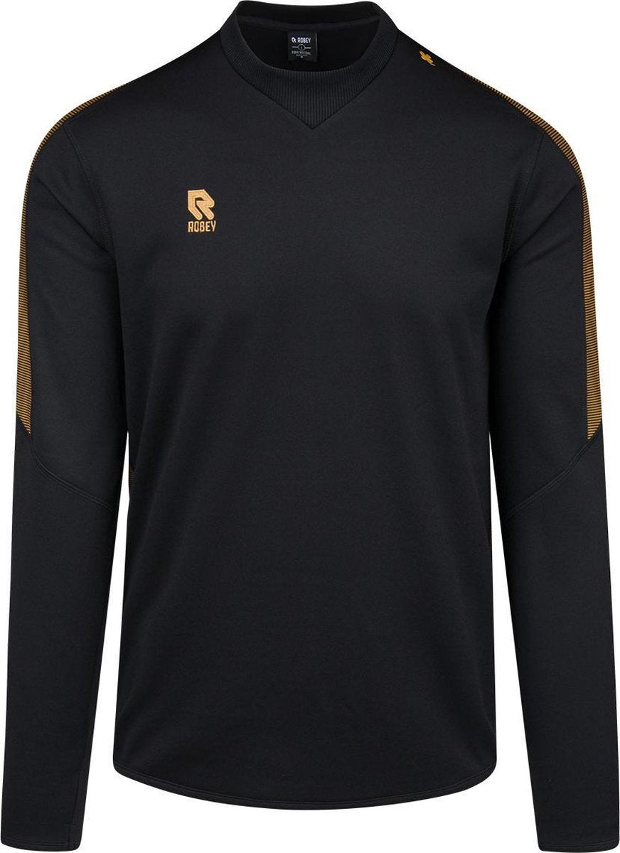 Robey Performance Sweater (maat S) - Zwart/Goud