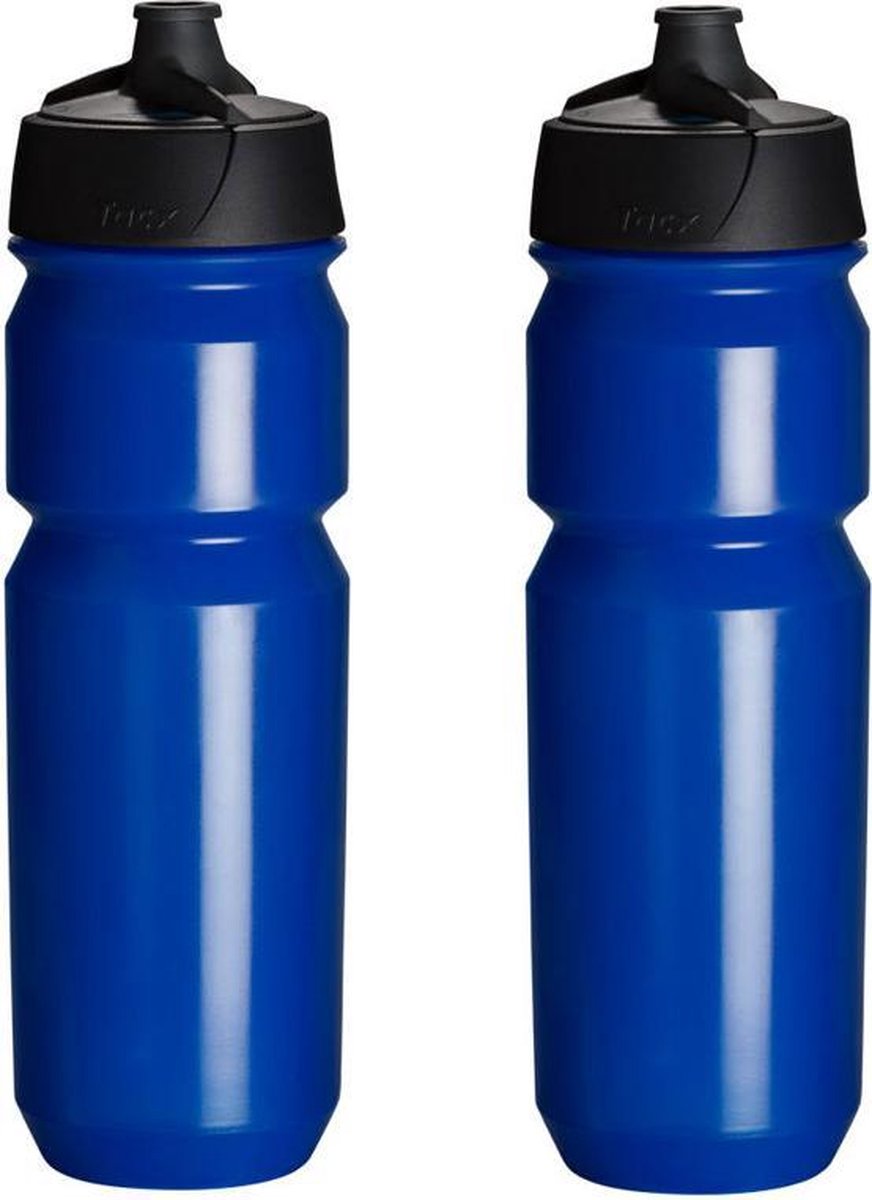2 x Tacx Shanti Drinkbus 750 ml - Donkerblauw - Bidon - Drinkfles