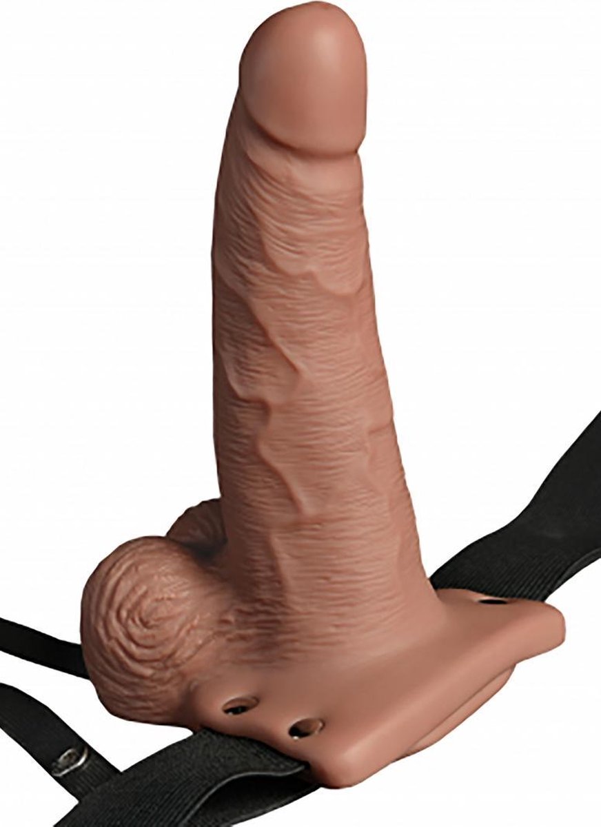 Fetish Fantasy 6" Hollow Rechargeable Strap-On with Remote