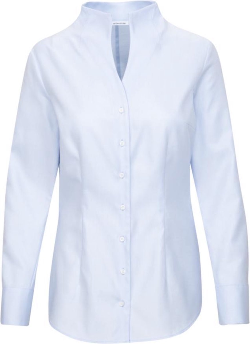 Seidensticker Crystal Blue winterproof overhemd bloes dames lichtblauw - 36