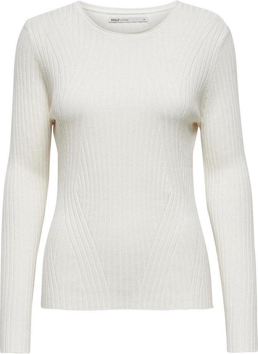 Onlnatalia L/s Rib Pullover Knt Noos 15169458 Cloud Dancer