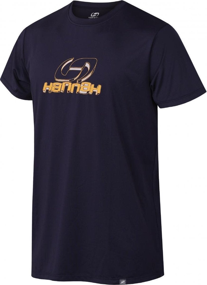 Hannah Sportshirt Parnell Heren Polyester Donkerblauw Maat L