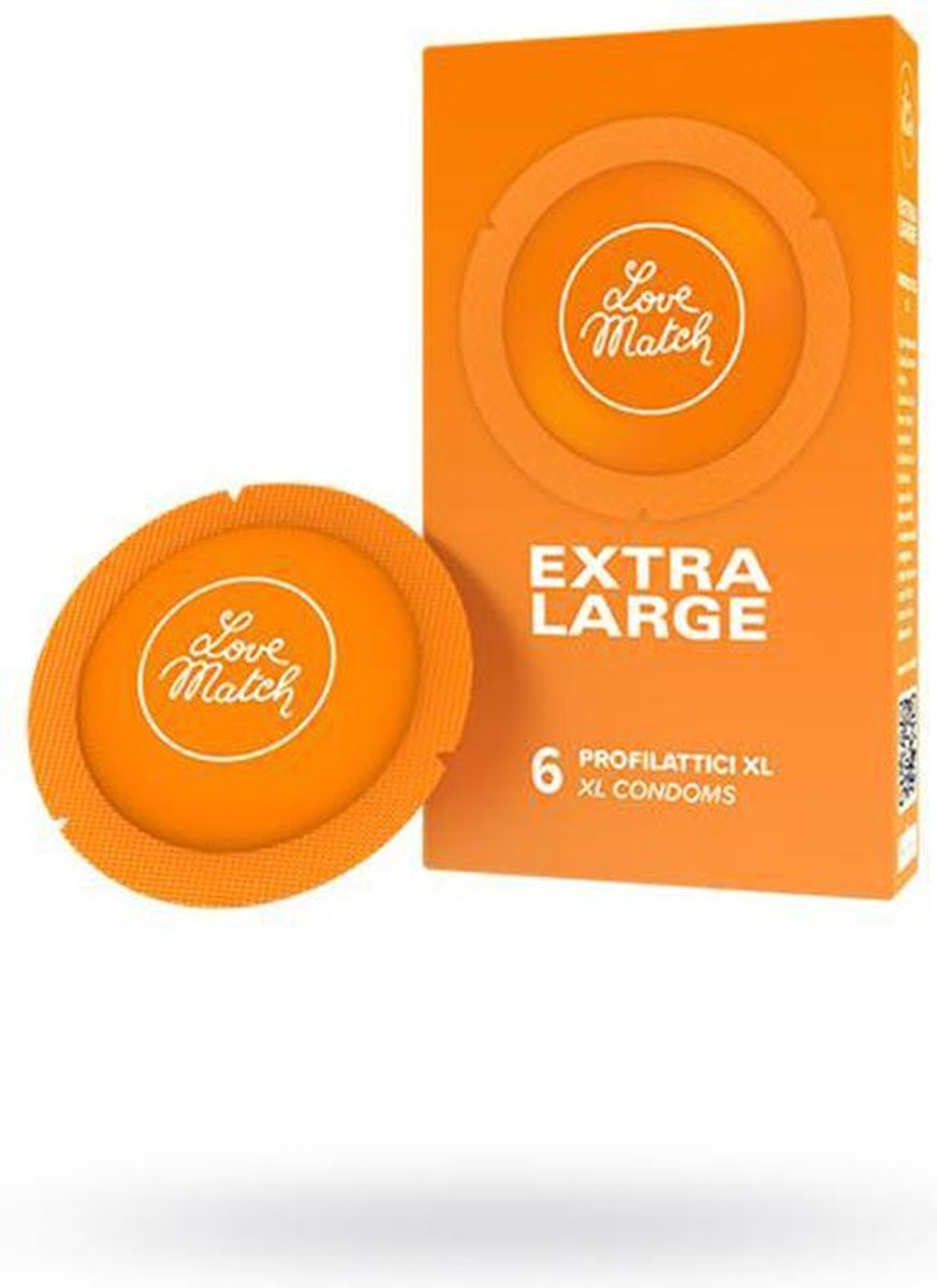 Love Match Condooms 57mm Extra Large XL 6-pack