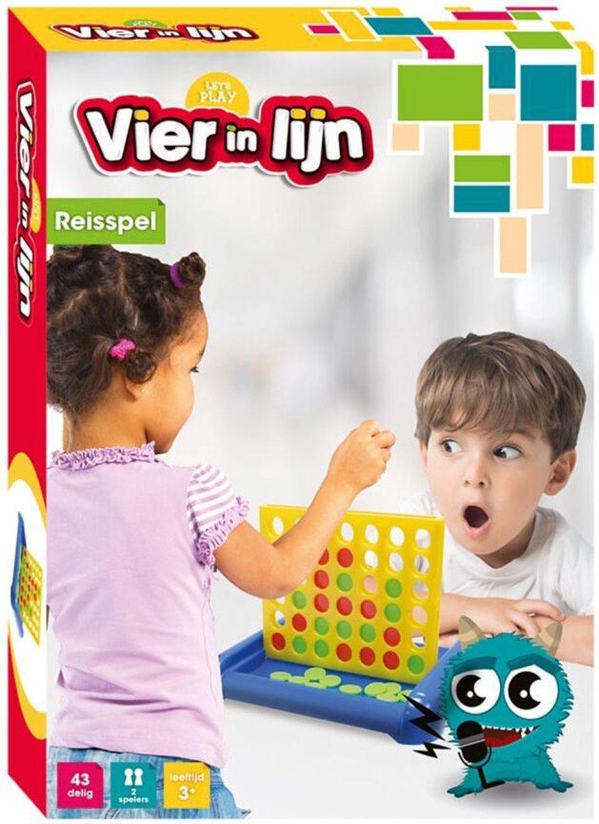 Basic Let's Play Vier in Lijn Reisspel