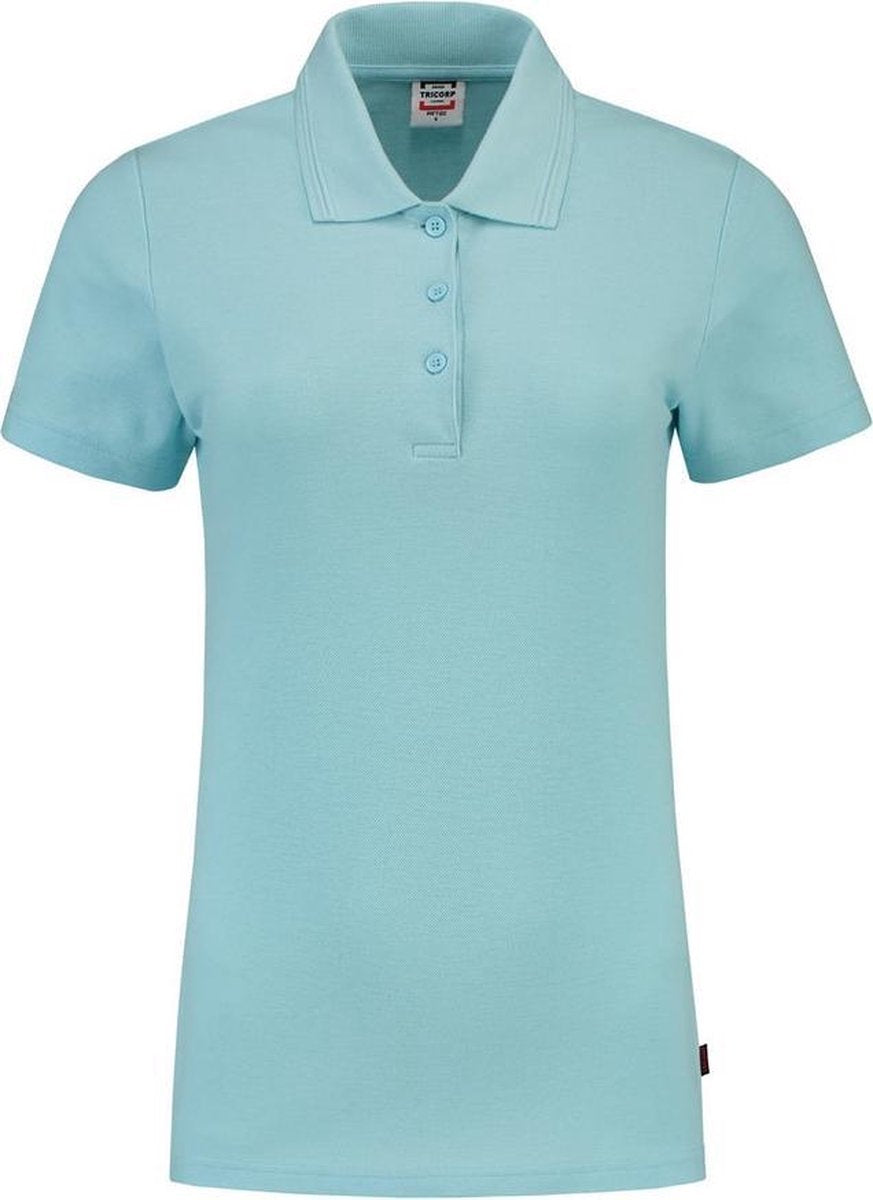 Tricorp poloshirt slim-fit dames - Casual - 201006 - lichtblauw - maat XXXL