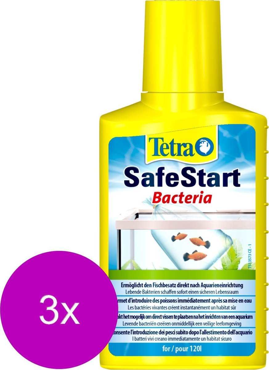 Tetra Aqua Safestart - Waterverbeteraars - 3 x 100 ml