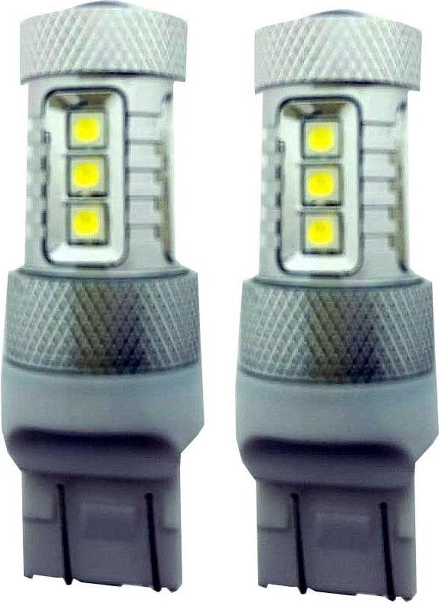 Canbus LED dagrijverlichting T20 W21/5w geschikt voor VW UP-Peugeot 208