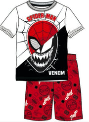 Spiderman Jongens Pyjama - wit - Maat 104