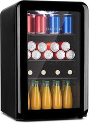 Klarstein PopLife drankenkoeler koelkast 70 liter - 0-10°C - 39 dB - dubbel verglaasde deur - rond retrodesign