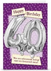 Kaart - Leeftijdballon - 40 Jaar
