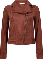 Tramontana Jacket Biker Suedine Cognac - XL