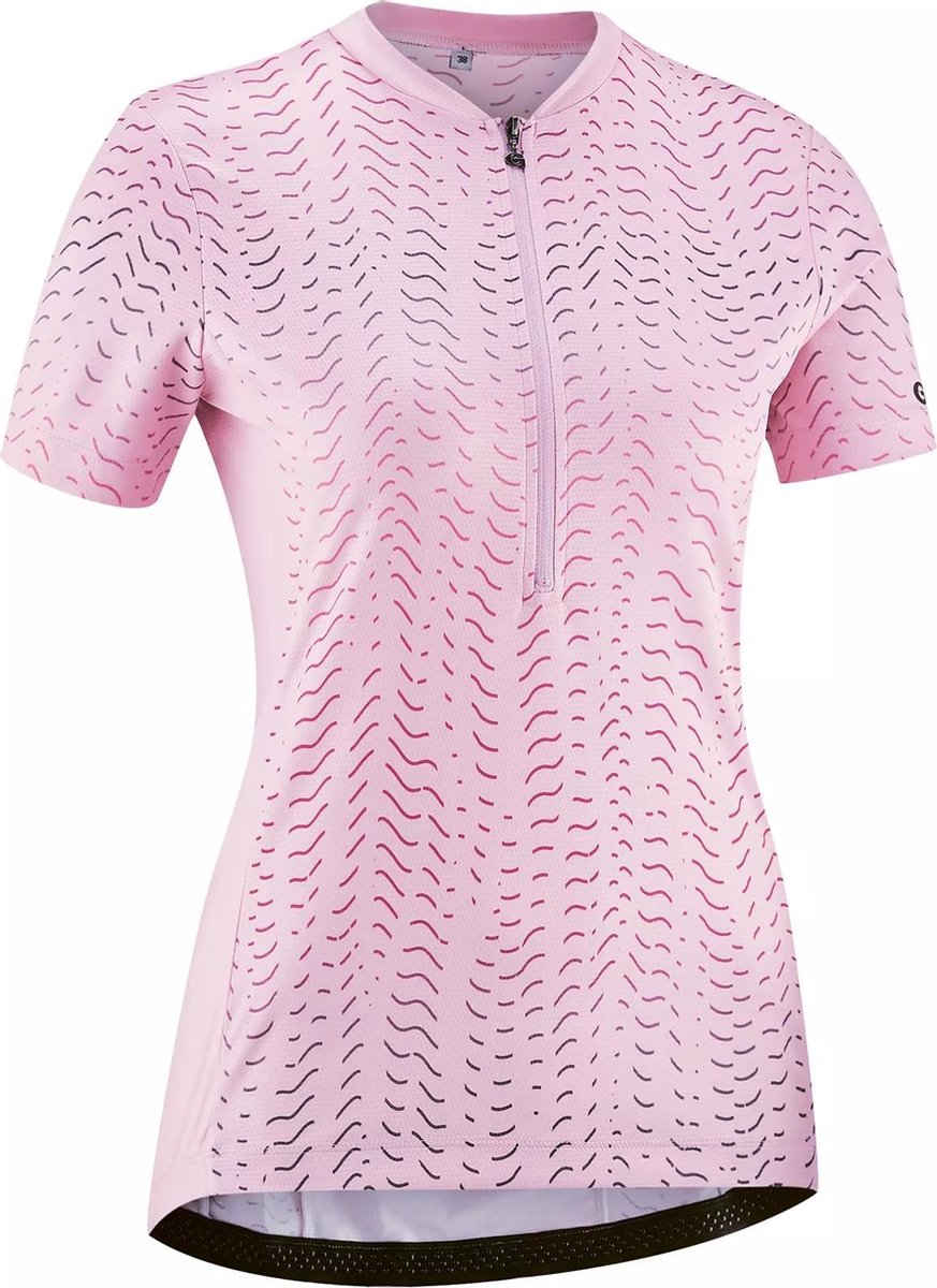 Gonso Giustina Half Zip  Fietsshirt - Maat 42  - Vrouwen - roze