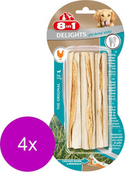 8in1 Delights Pro Dental Sticks - Hondensnacks - 4 x Kip 3x25 g 3 stuks