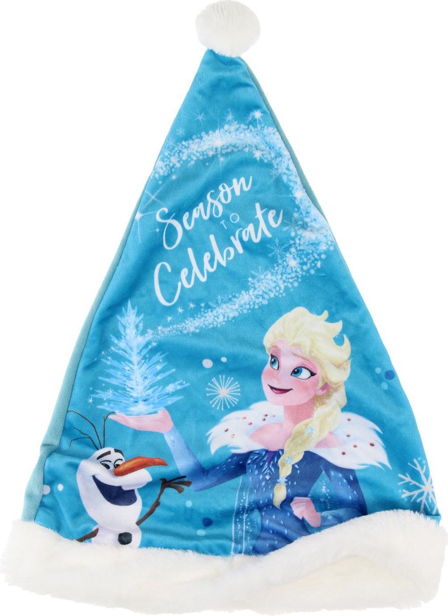 Arditex Kerstmuts Frozen 2 43 X 32 Cm Polyester Blauw