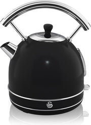 Swan Retro Waterkoker 1.8 Liter Zwart