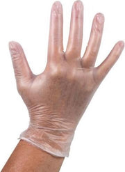 Wegwerp handschoenen Vinyl handschoenen Wit Poedervrij maat S doos 100 stuks