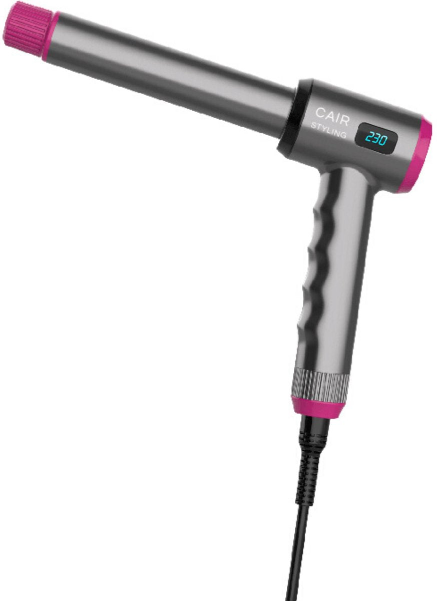 The CairCurler - Trending Multi Professional Hot Tools Curling Iron Bar - Exclusive Curling 2020 - CAIRSTYLING Krultang + Hittebestendige Heat Gloves & Velvet Bag -  Krullen Gift Set