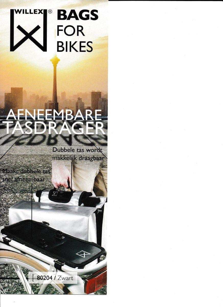 Afneembare tasdrager - maakt dubbele tas makkelijk draagbaar en afneembaar