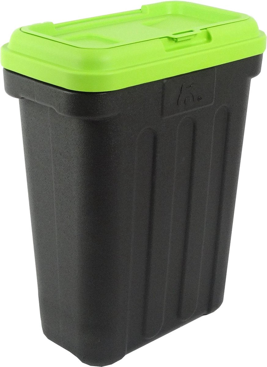 Handige Voedselcontainer Zwart/Groen met bijgeleverd Schepje - Maelson Dry Box - Bewaarbox  in 4 maten van 7
