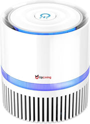 UpLiving™ luchtreiniger - HEPA- en koolstoffilter - Compact - Wit