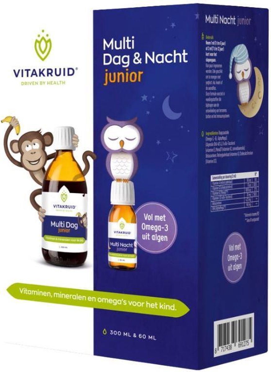 VitaKruid Multi Dag & Nacht junior - 360 ml