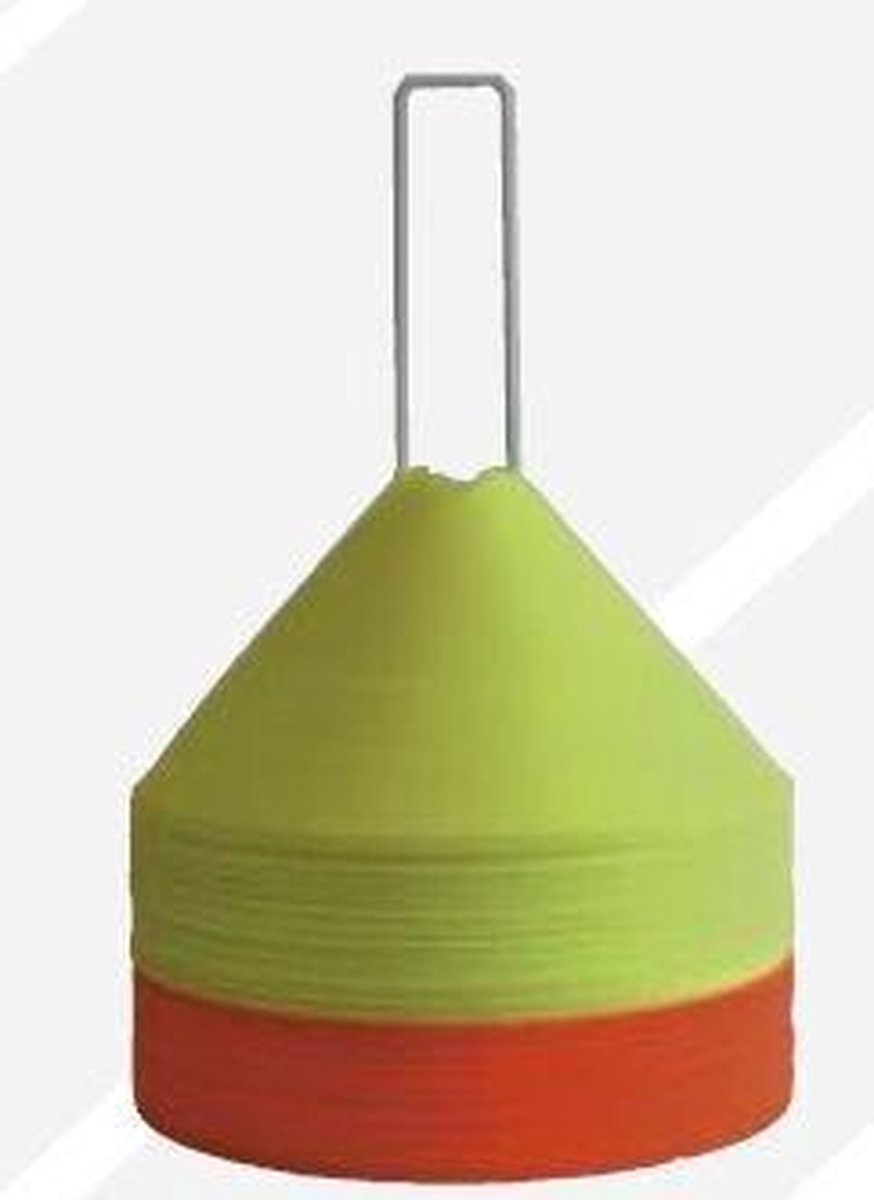 KWD Afbakenschijven Hoog - Geel/oranje - Set van 50 stuks