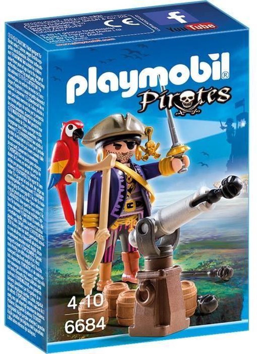 Playmobil Piratenkapitein Eénoog - 6684