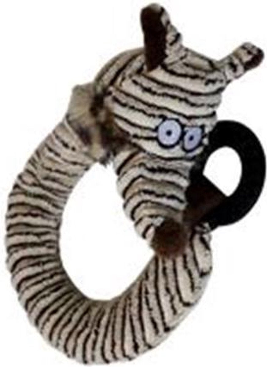 Een knuffeltje in de vorm van een ring
