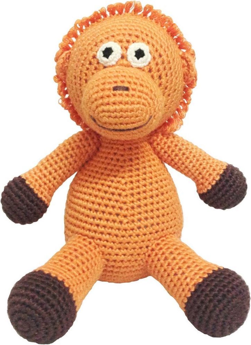 Naturezoo Knuffeldier Orang-oetan Gehaakt 20 Cm Oranje