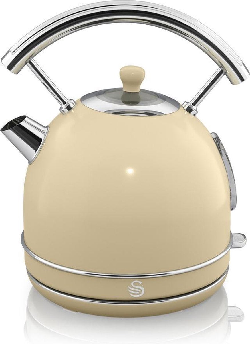 Swan Retro Waterkoker 1.8 Liter Creme