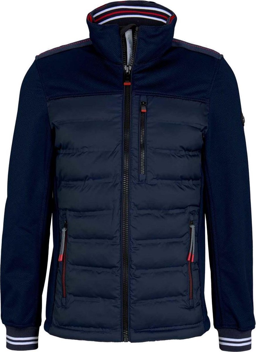Tom Tailor Lange mouw Jas - 1024070 Marine (Maat: M)