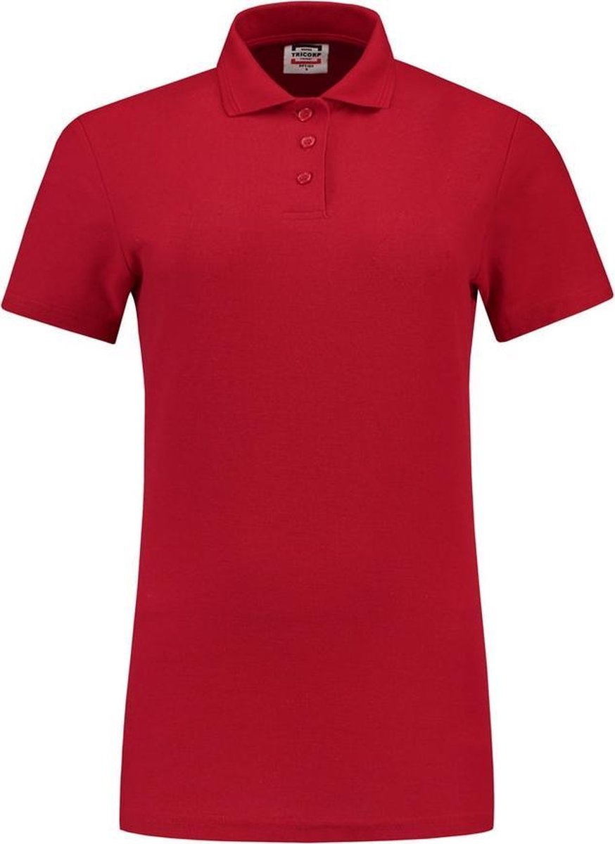 Tricorp  Poloshirt Dames 201010 Rood - Maat 3XL