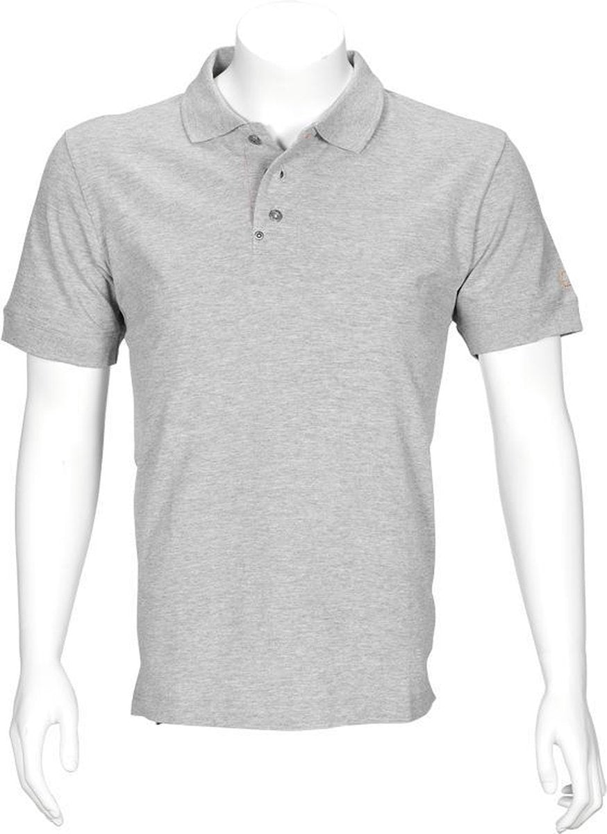 T'RIFFIC® SOLID Heren Poloshirt Korte mouw Grijs melee size 3XL