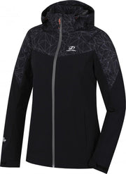Hannah Outdoorjas Frida Light Dames Polyester Zwart Mt 42