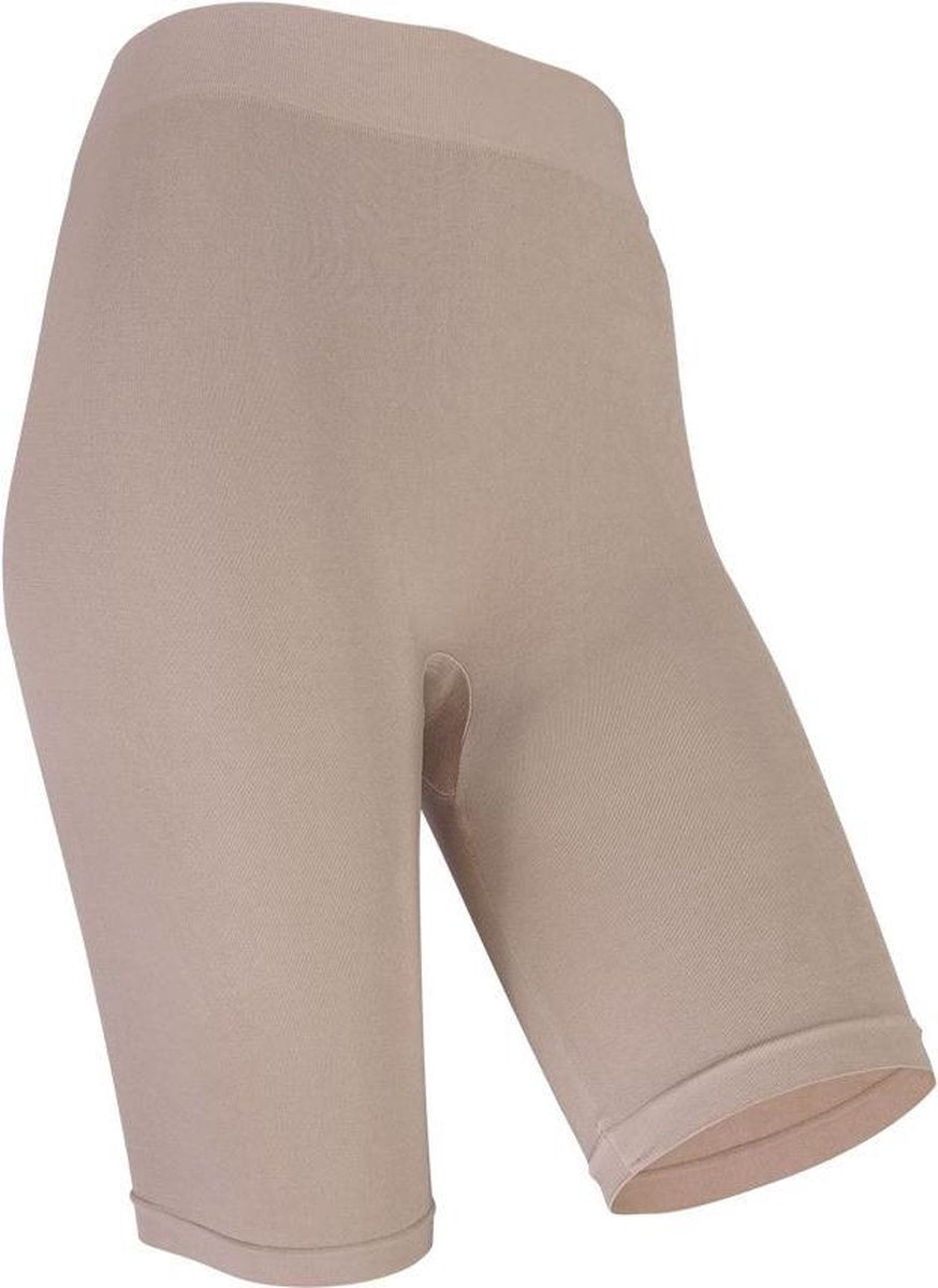 Marianne - Naadloze broekje/Shortlegging met comfortboord - Beige - Maat 36/40