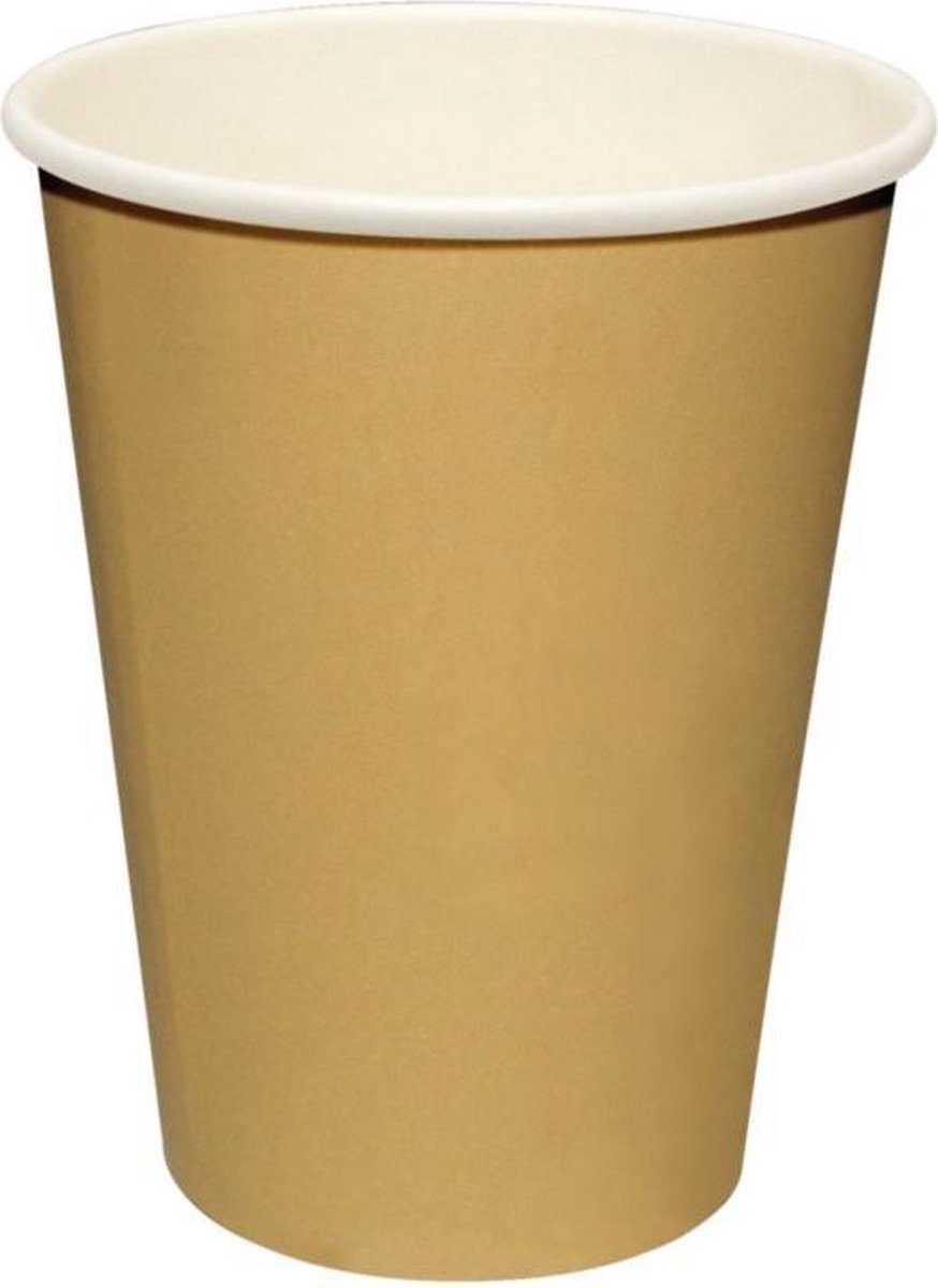 Fiesta Hot cup enkelwandig Kraft lichtbruin 48cl (Box 1000)