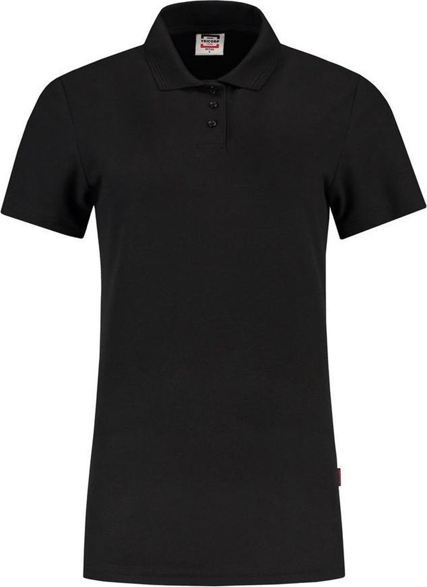 Tricorp  Poloshirt Dames 201010 Zwart - Maat 3XL