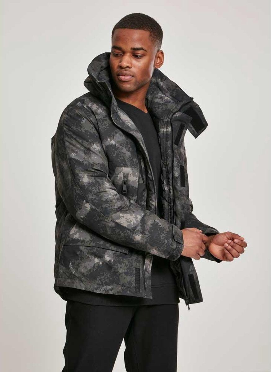 Urban Classics Winterjas -M- Multipocket Groen