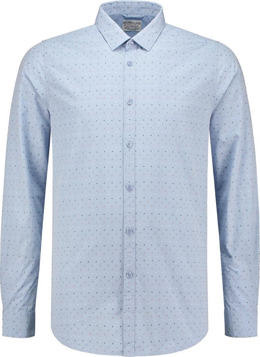 Dstrezzed Overhemd Dot Chambray Licht Blauw (303128 - 646)